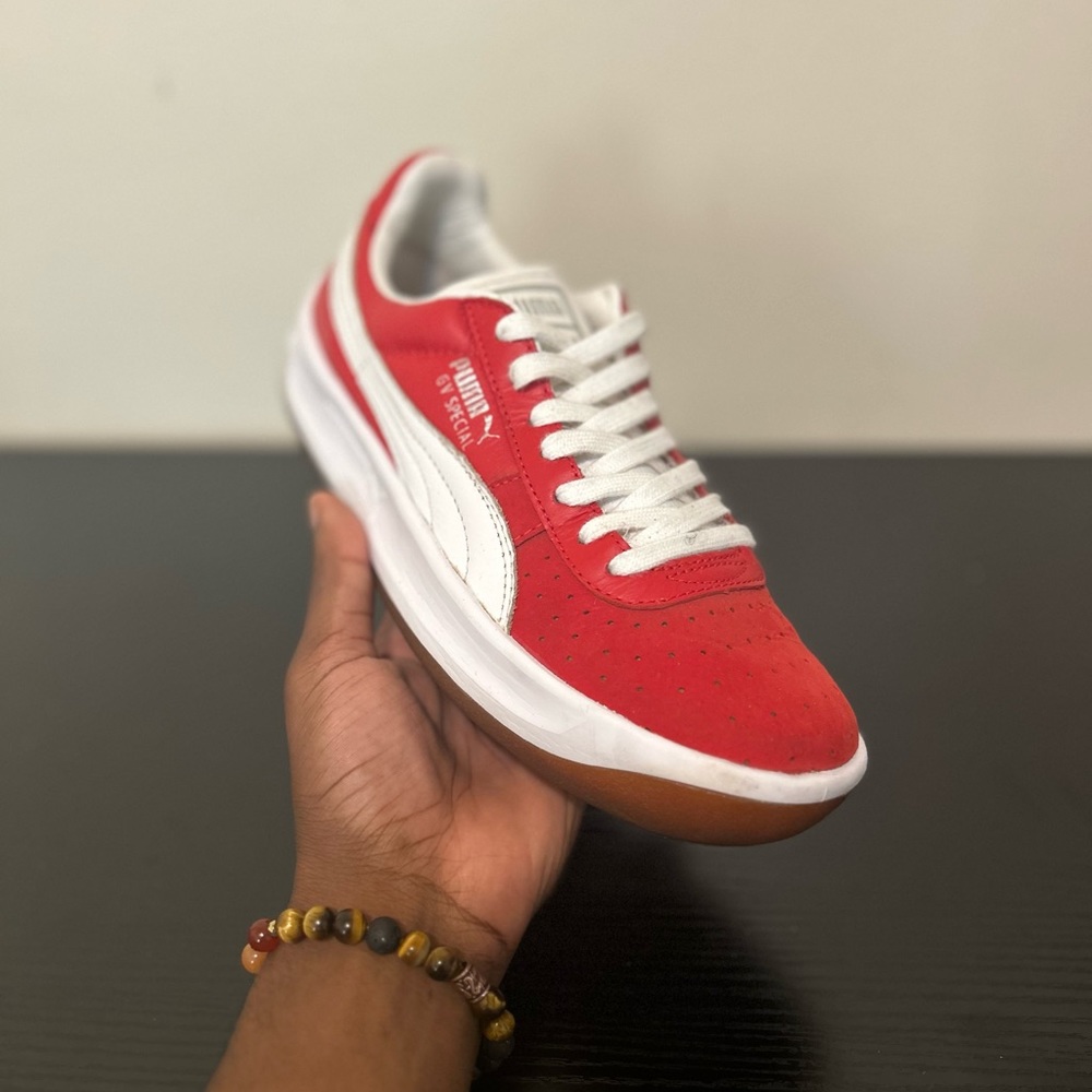 Men’s size 7. Puma GV Special High Risk Red.